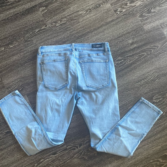 Mens Slim Washed Stretch Denim - Picture 6 of 9